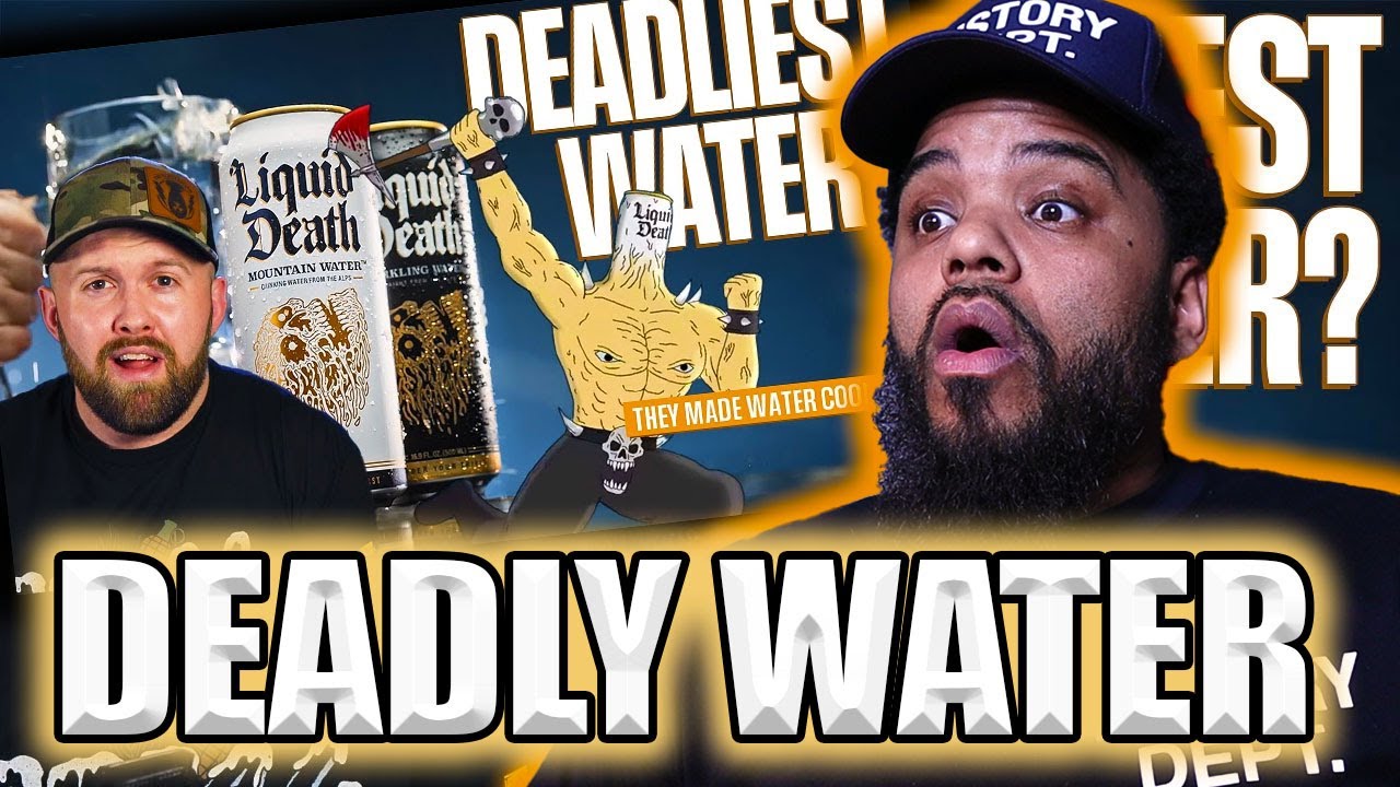 Fat Files- Fat Electrician- Liquid Death Water Company- AMERICAN REACTS