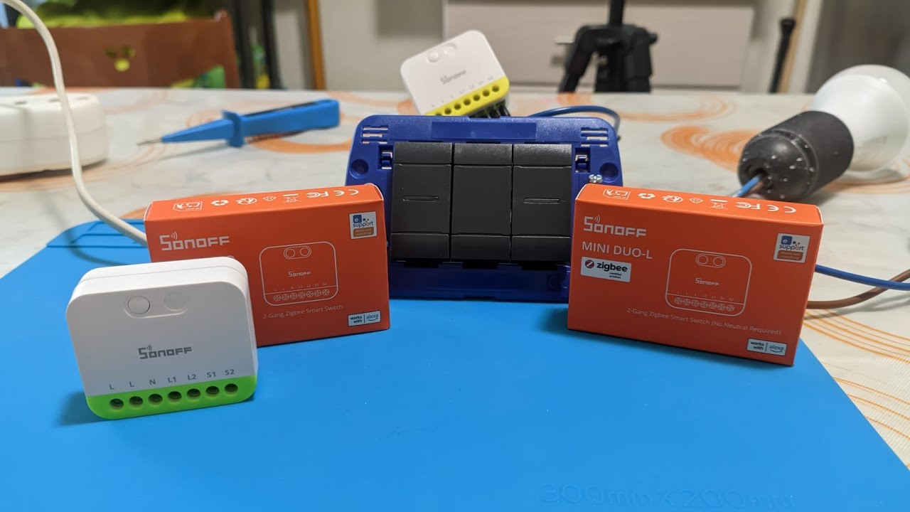 Sonoff mini duo Zigbee, MINI-ZB2GS ver. con neutro e MINI-ZB2GS-L ver. senza neutro, come andranno?