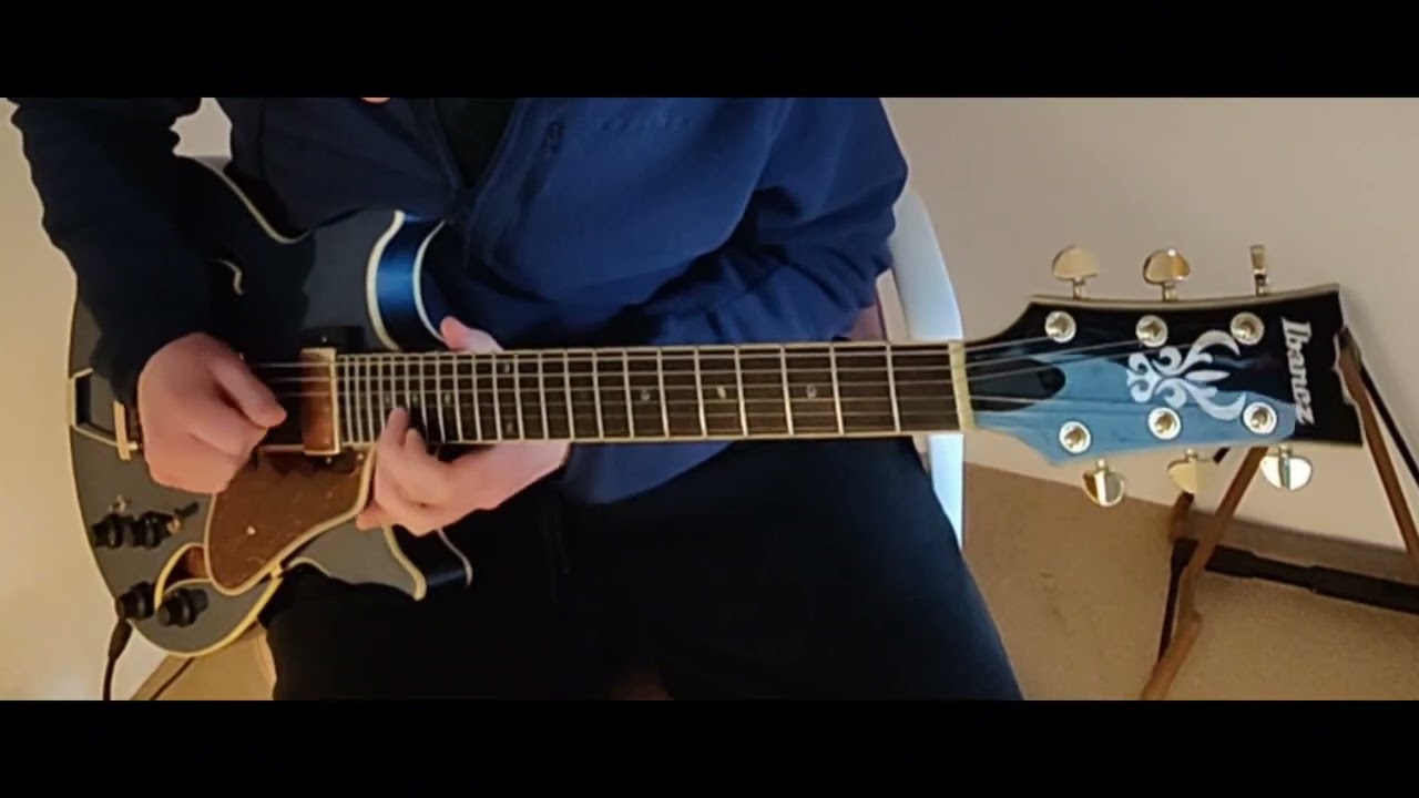 Fly Me to the Moon Jazz Improvisation with Ibanez AMH90 PBM