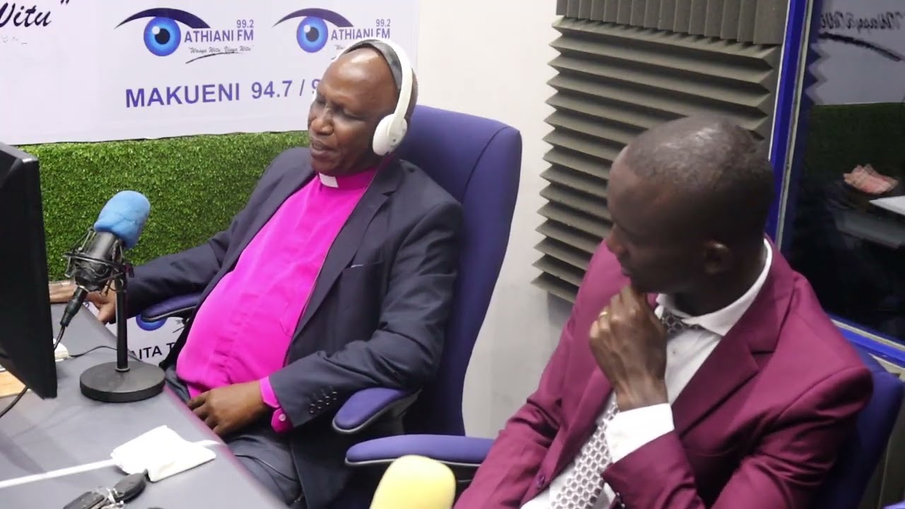 Mboya kwoondu wa utangiiyo itongoewe ni Arcbishop  Raphael Kituva Athiani FM, Kithaitho kyawo