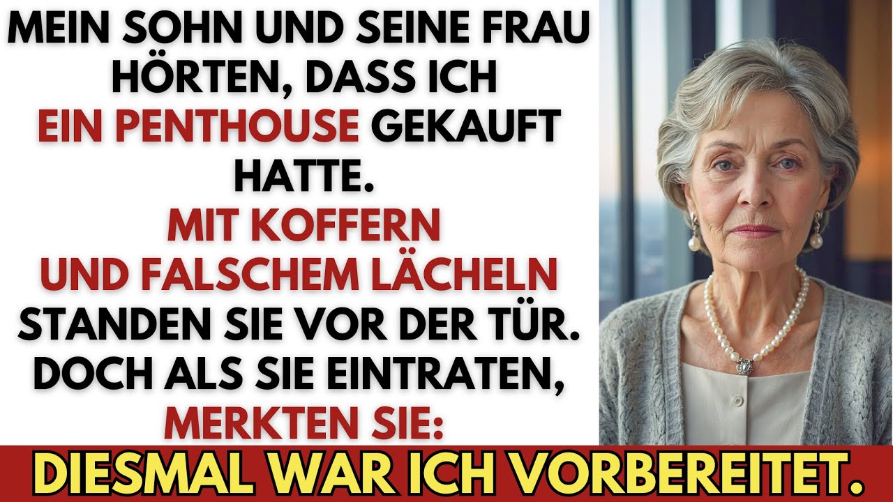 „Wir hörten, du hast ein Penthouse gekauft – also zogen wir bei dir ein“, sagte mein Sohn.