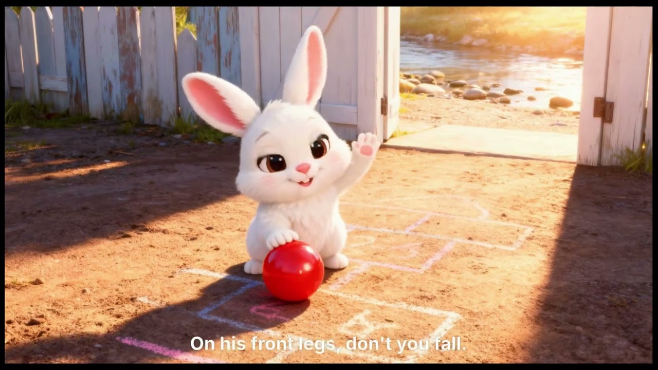 Funny Bunny – Hop, Hop, Hop!  sing, hop, and laugh along in this fun-filled, energetic song for kids
