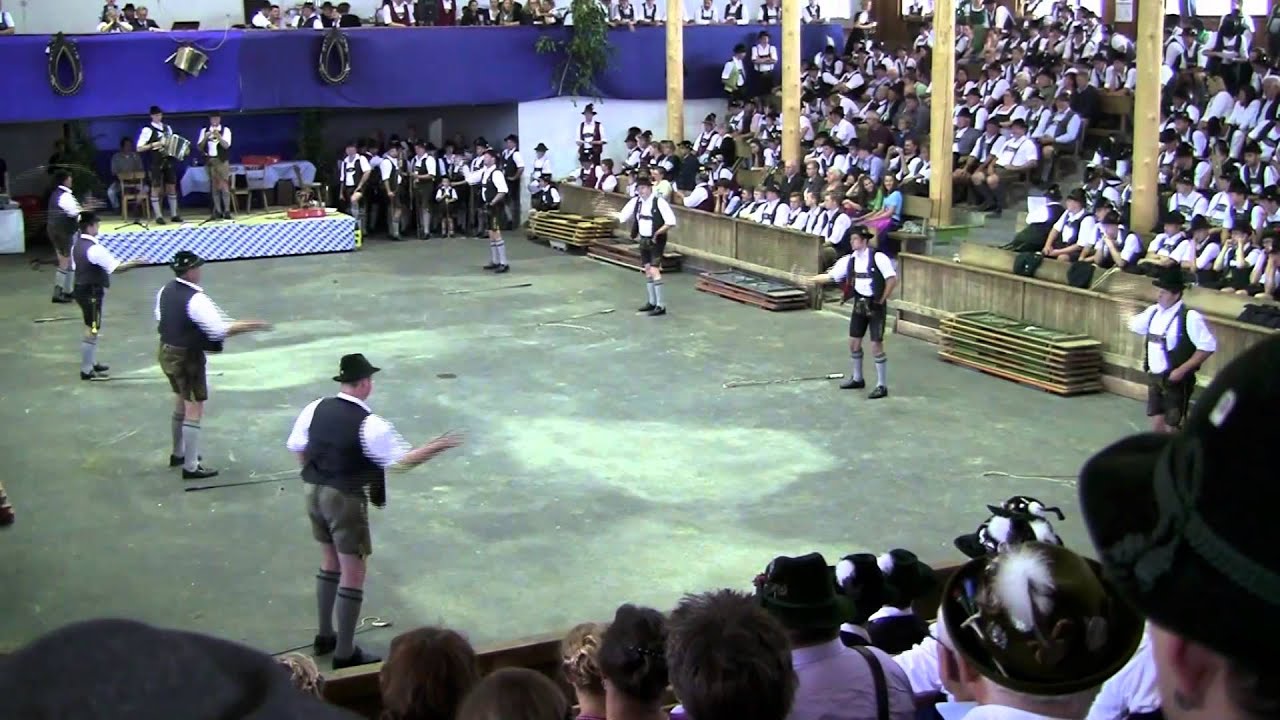Bayerische Meisterschaft im Goaßlschnalzen, 2013, Miesbach, HD, Sieger (1. -3. Platz)