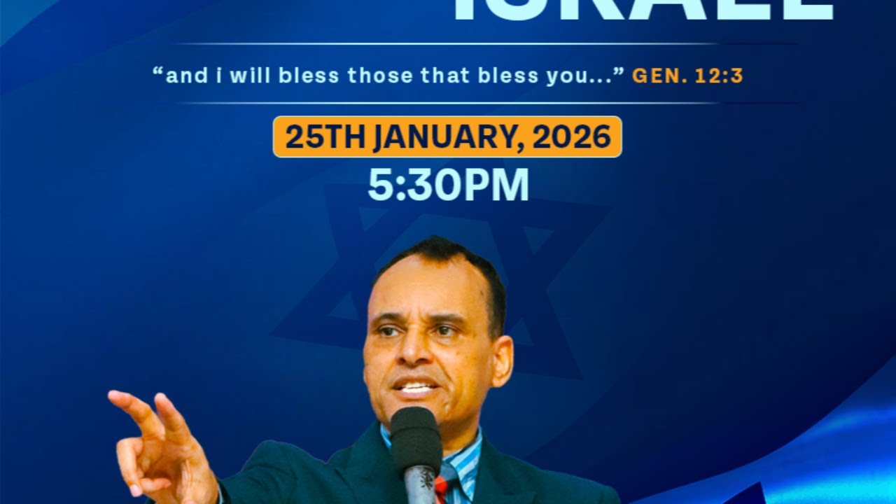 SUNDAY EVENING FELLOWSHIP XTRA // PRAYERS FOR ISRAEL // 25TH JANUARY 2026 // APST. THEODORE EFFIONG