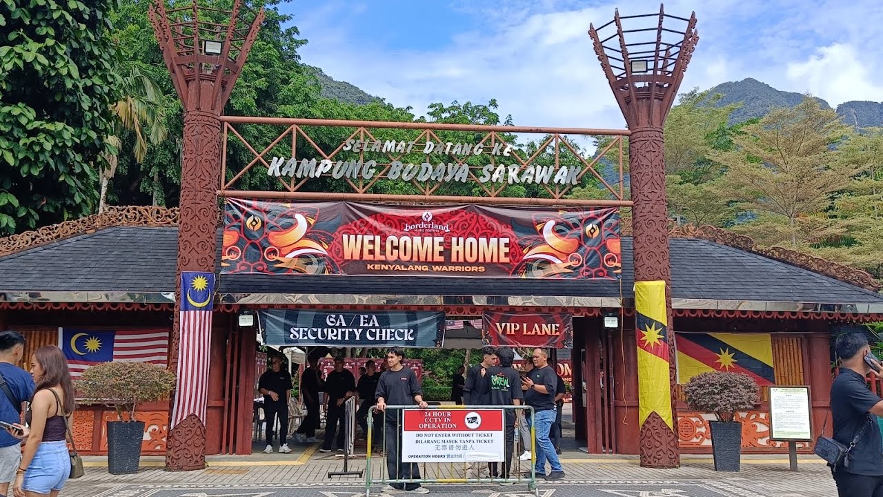 MY FIRST RAVE CONCERT🎶 BORDERLAND MUSIC FESTIVAL 2025 @ SARAWAK CULTURAL VILLAGE