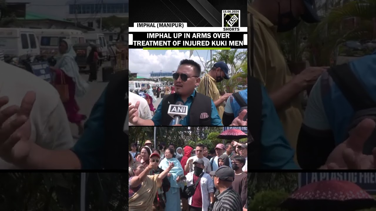 Manipur: Protests erupt outside RIMS after admission of three injured Kuki men in Imphal
