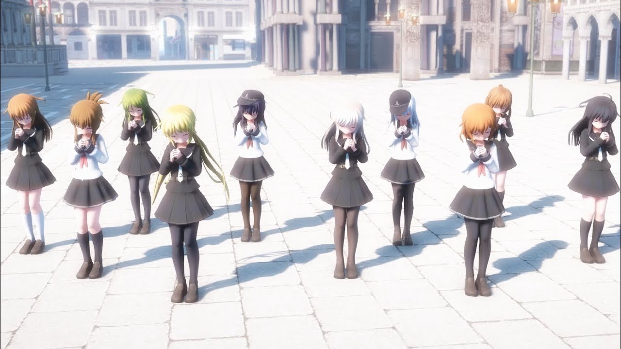 【MMD艦これ】睦月型 & 第六駆逐隊【Hand in Hand】