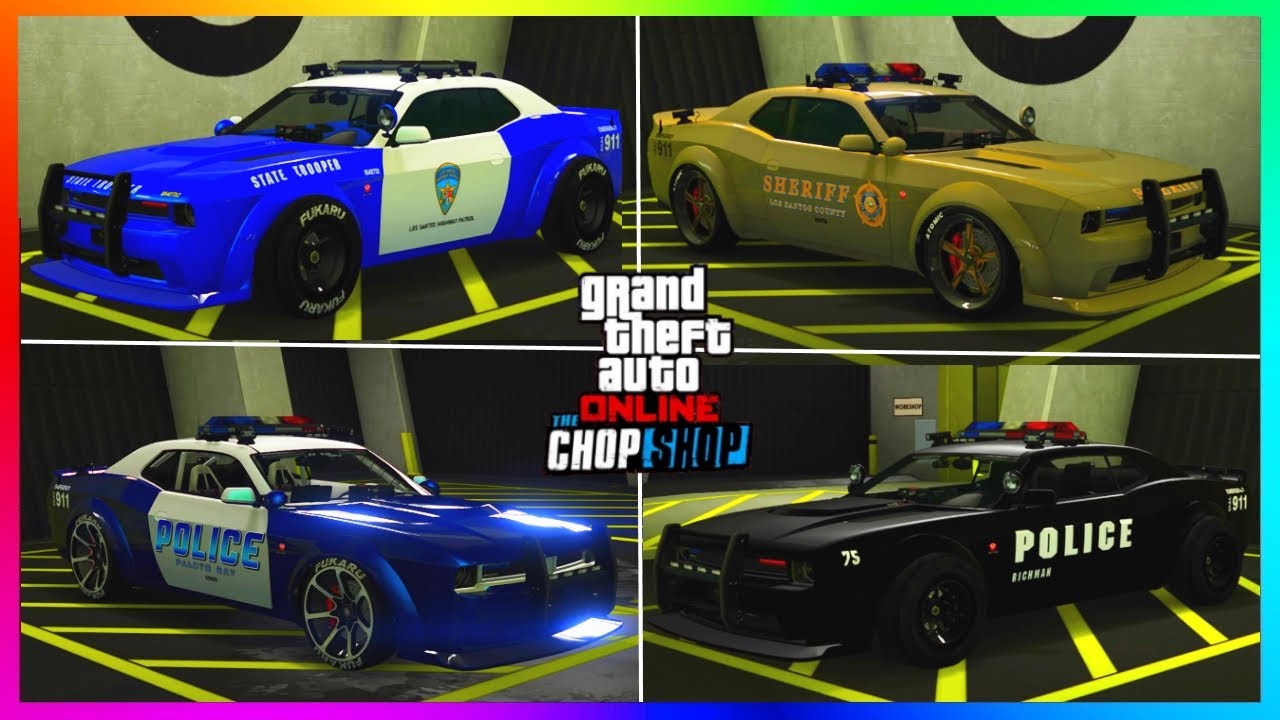NEW GAUNTLET INTERCEPTOR, How To Unlock, MODDED POLICE Cop Car, GTA 5 Chop Shop (GTA Online Update)