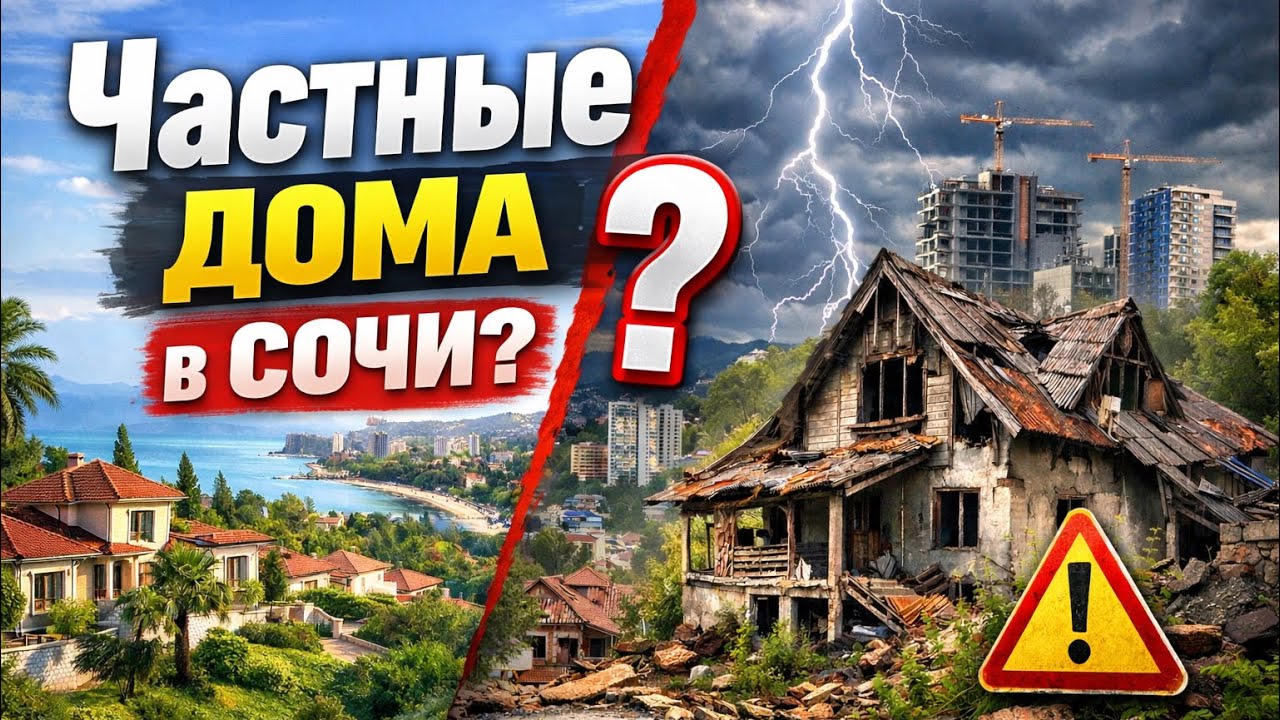 Что с частными домами в Сочи ?