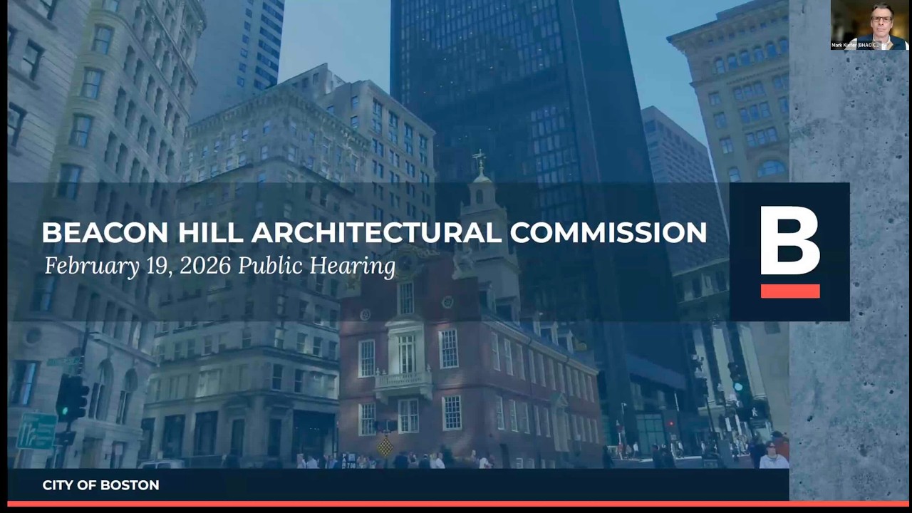 The Beacon Hill Architectural Commission February 19, 2026 Public Hearing