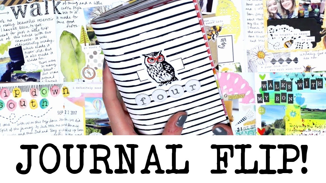 Finished Creative Journal Flip Through!  'FOUR'