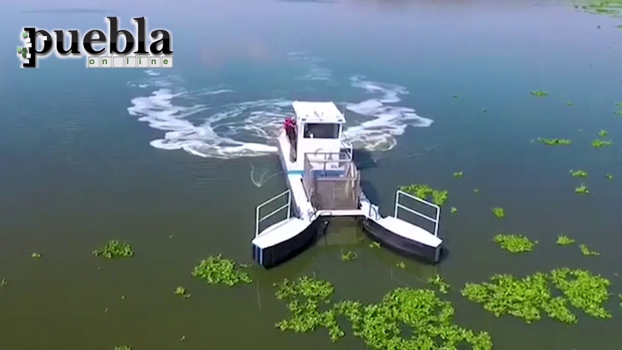 Scavenger 2000 saneará el Lago de Valsequillo: en seis meses se podrá nadar