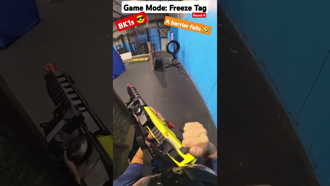 His cover FALLS 🤣 Nerf bk1s