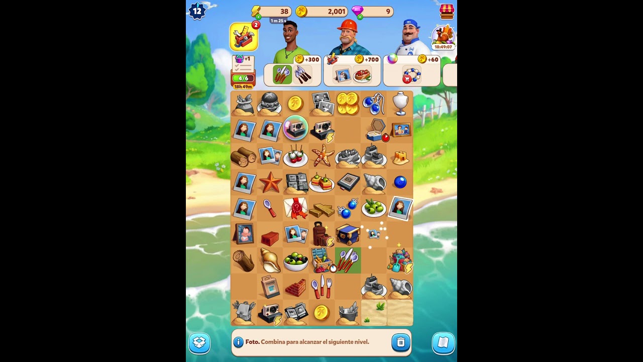 Travel Town (en español). Nivel 11 - Nivel 12