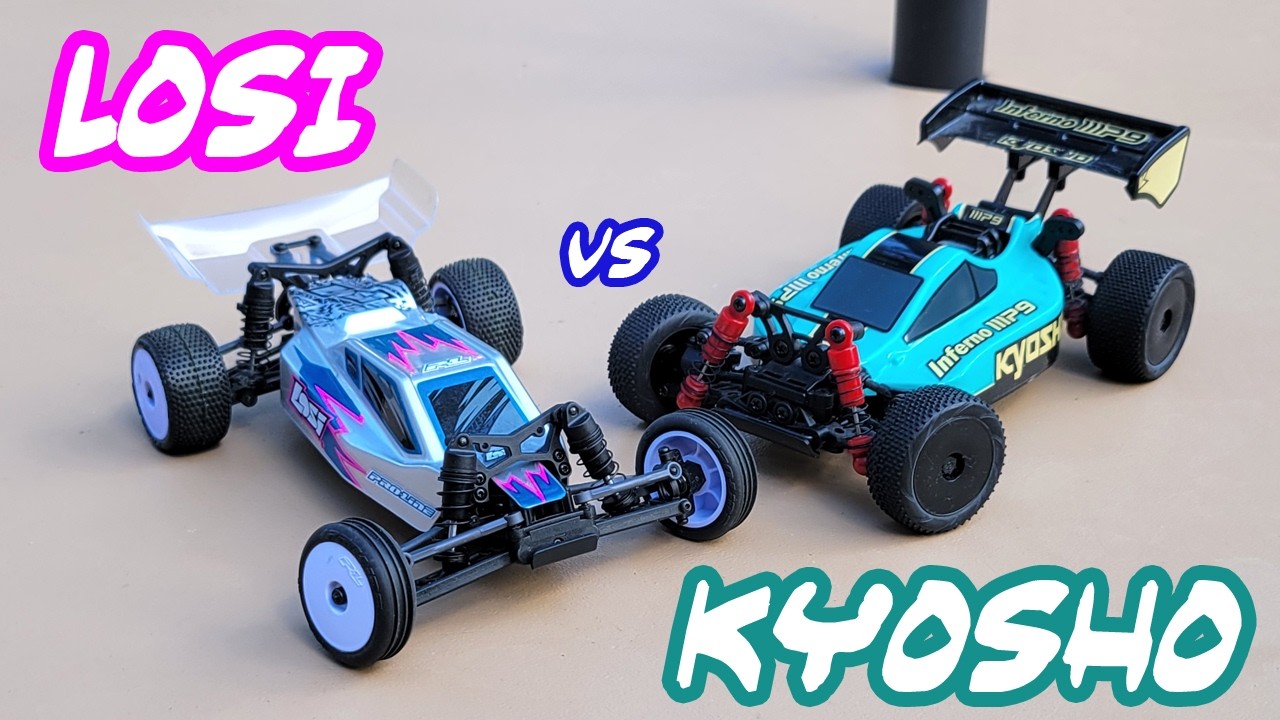 Losi Micro B vs Kyosho Mini Z Buggy