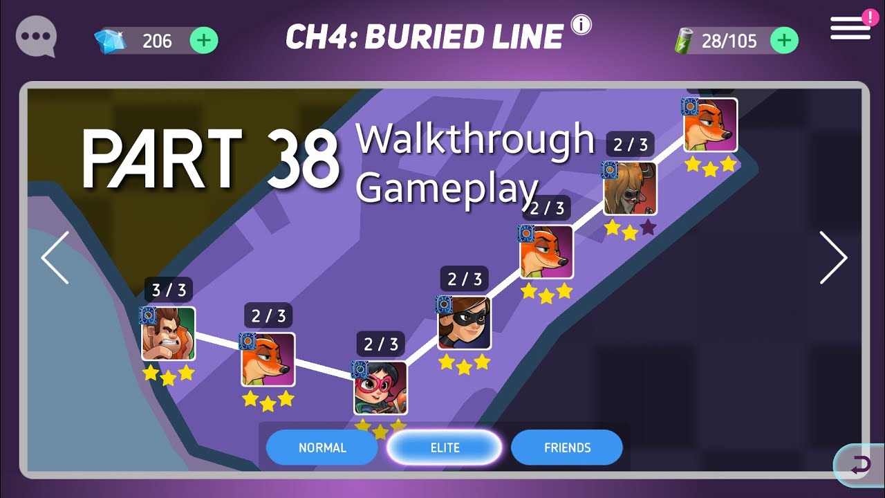 Disney Heroes Battle Mode ELITE CHAPTER 4 Walkthrough Gameplay - Android/iOS