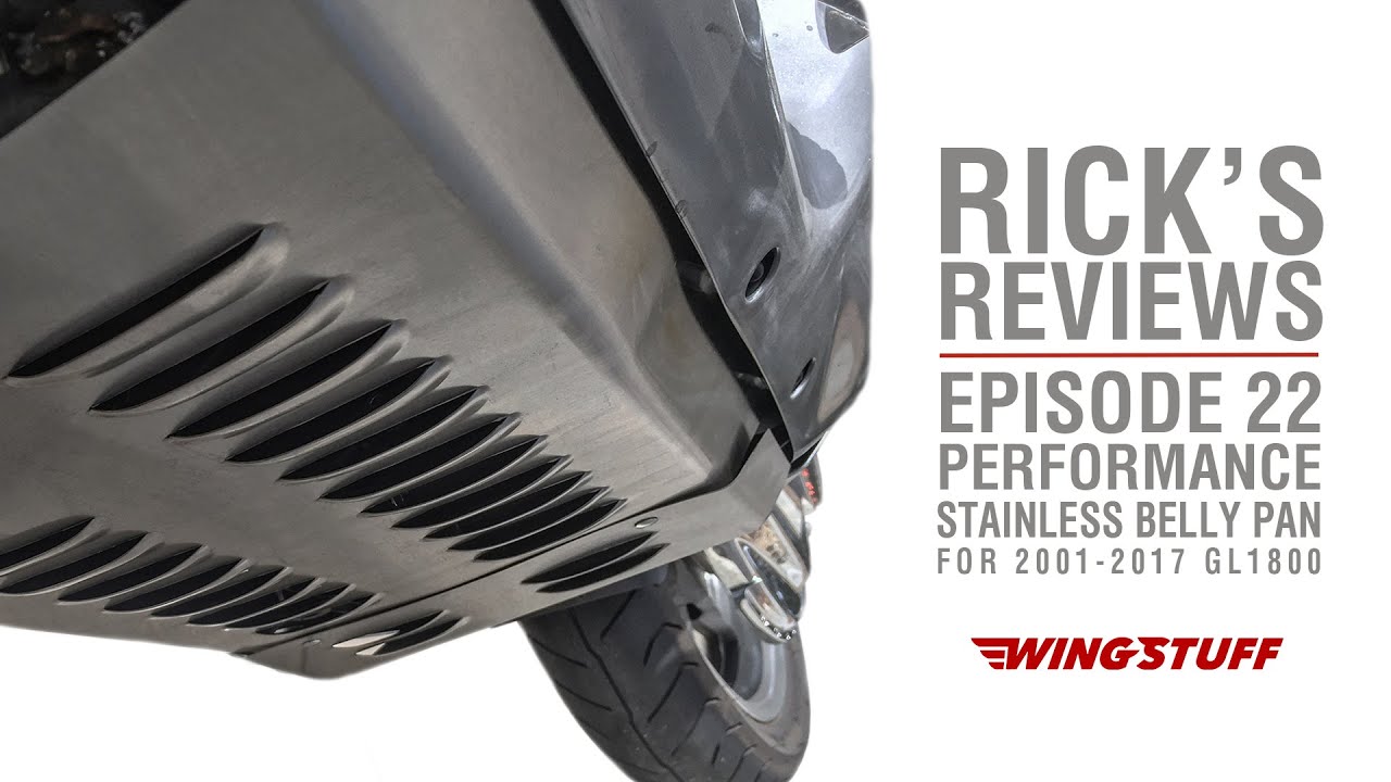 WingStuff Performance Stainless Steel Belly Pan for GL1800 | Rick's Reviews Episode 22