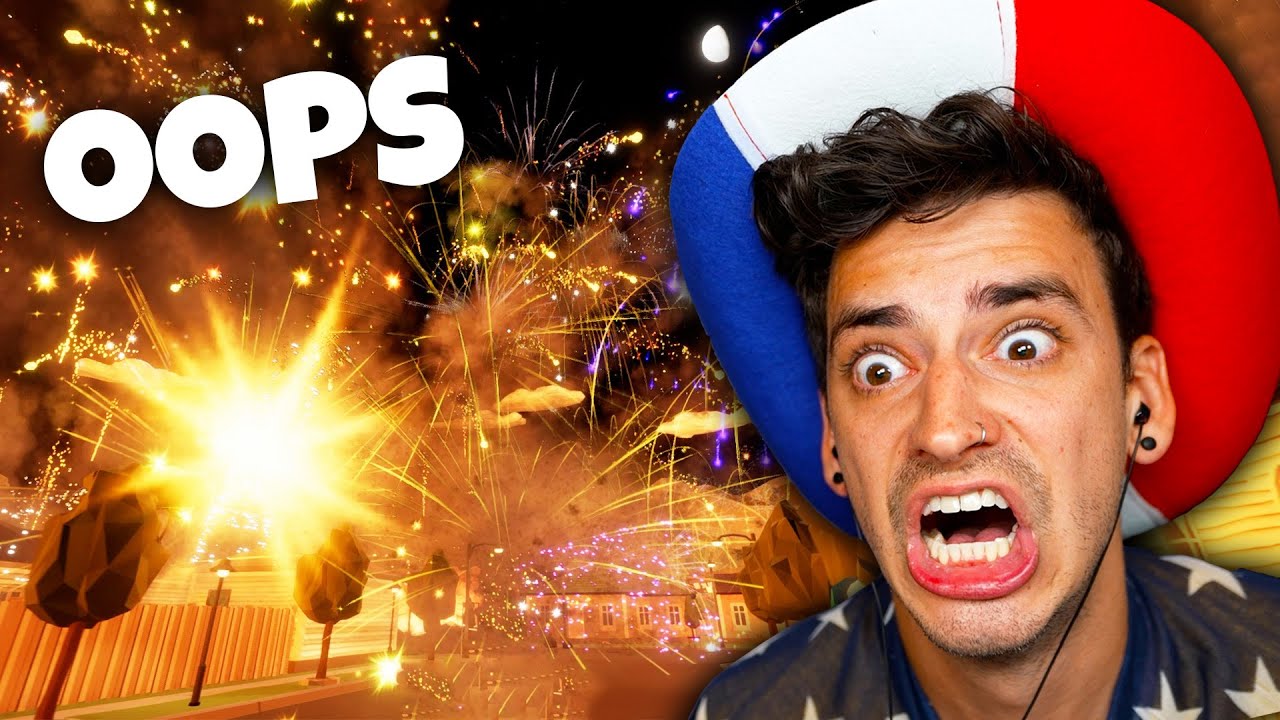 I BLEW UP A TOWN WITH FIREWORKS...