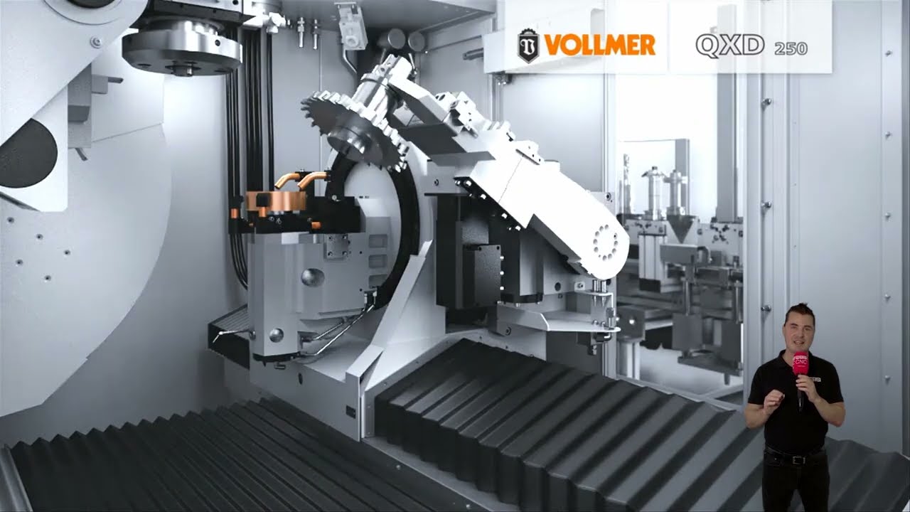 Is the VOLLMER QXD 250 Disc Erosion Machine for PCD Tools Perfect for You? Video by MTD CNC