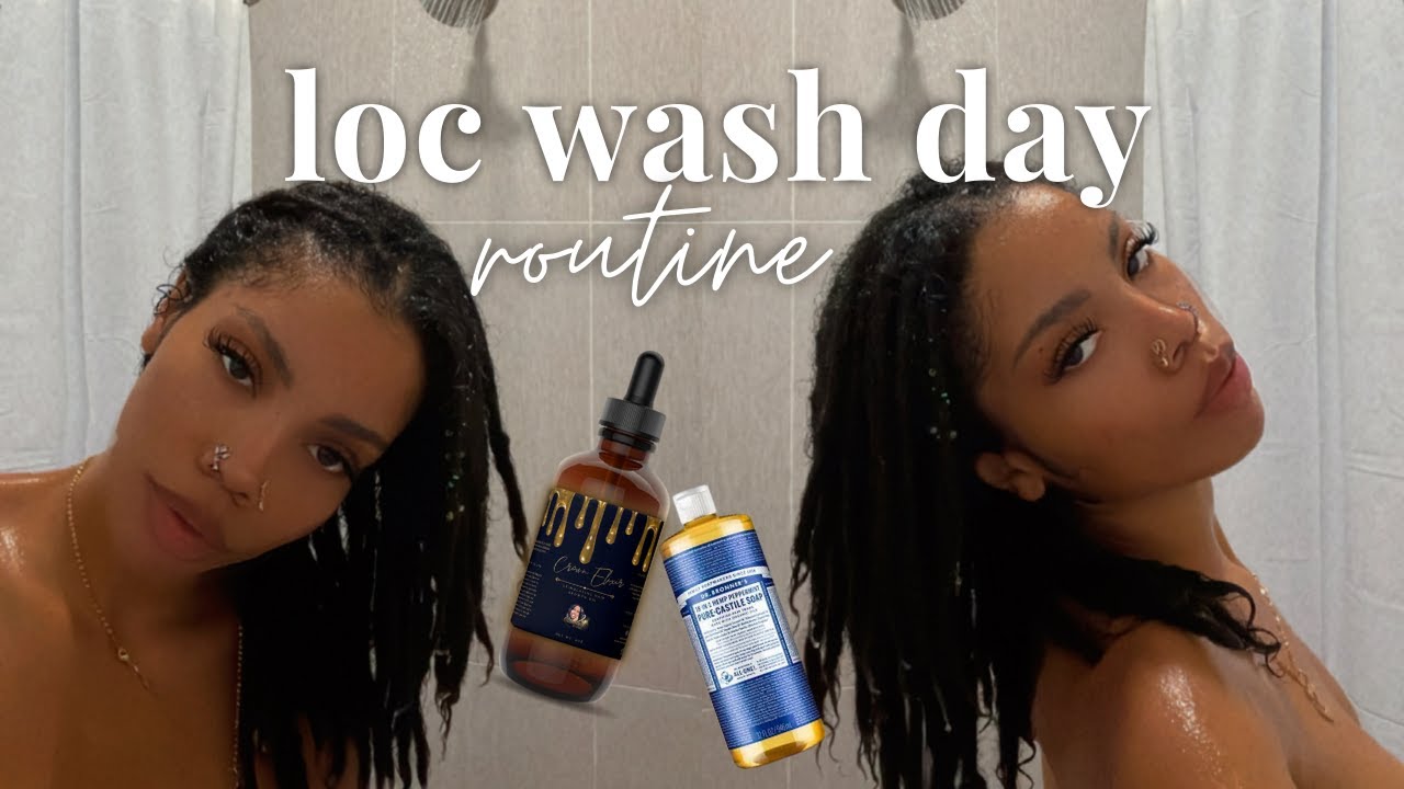 ♡ HOW I KEEP MY LOCS NICE & JUICY | wash day routine 🧖🏽‍♀️ | therealcholey