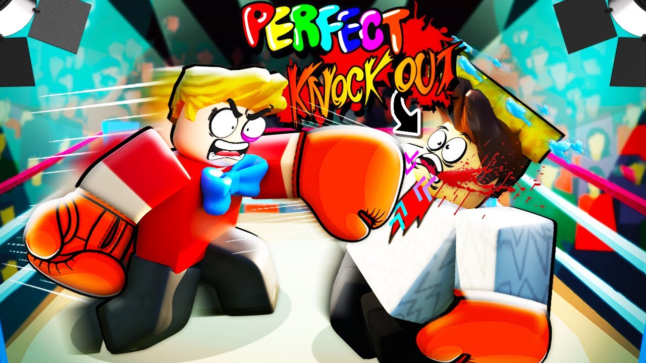 KNOCKING MY BEST FRIEND OUT IN ROBLOX