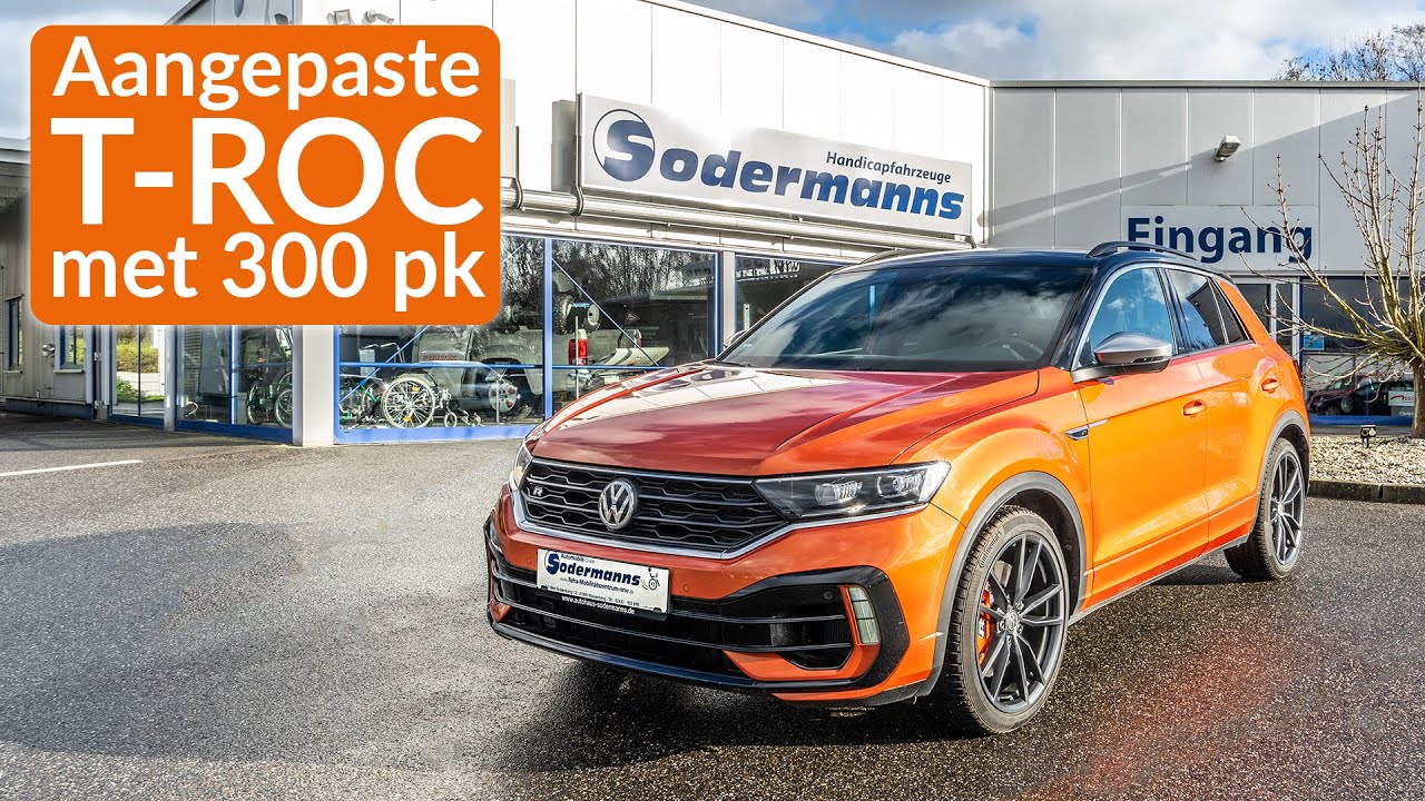 VW T-Roc rijden met handgas (gehandicapten vriendelijk)