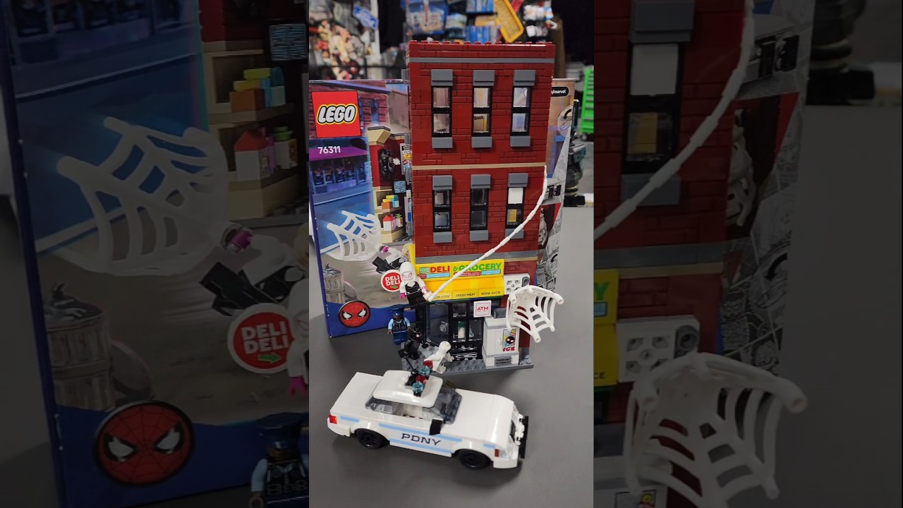 New Lego Miles Morales vs. The Spot Lego set 76311