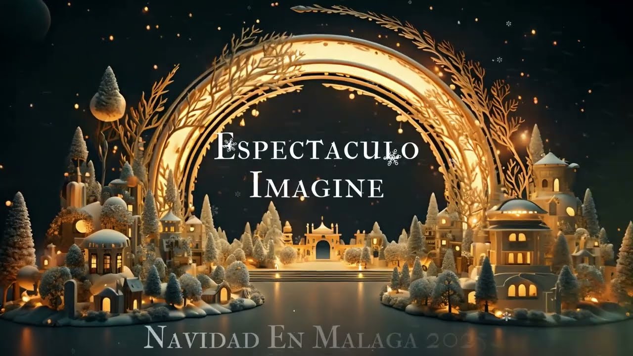 Espectaculo Acrobatico de Imagine   Navidad de Malaga 2025