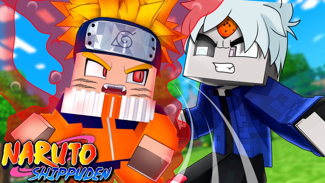 Minecraft : NARUTO KG -  Naruto KURAMA Perde o controle contra Otsutsuki Trevor ! ep 3