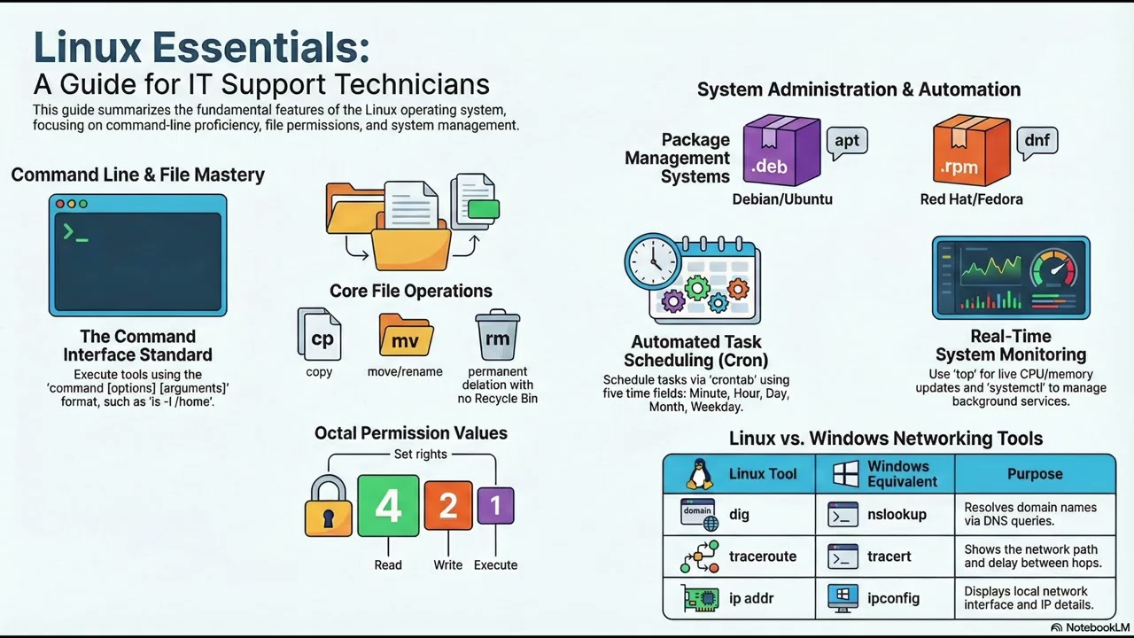 Module 17 - Supporting Other OS (Linux, MacOS) A+ Core 1 & Core 2