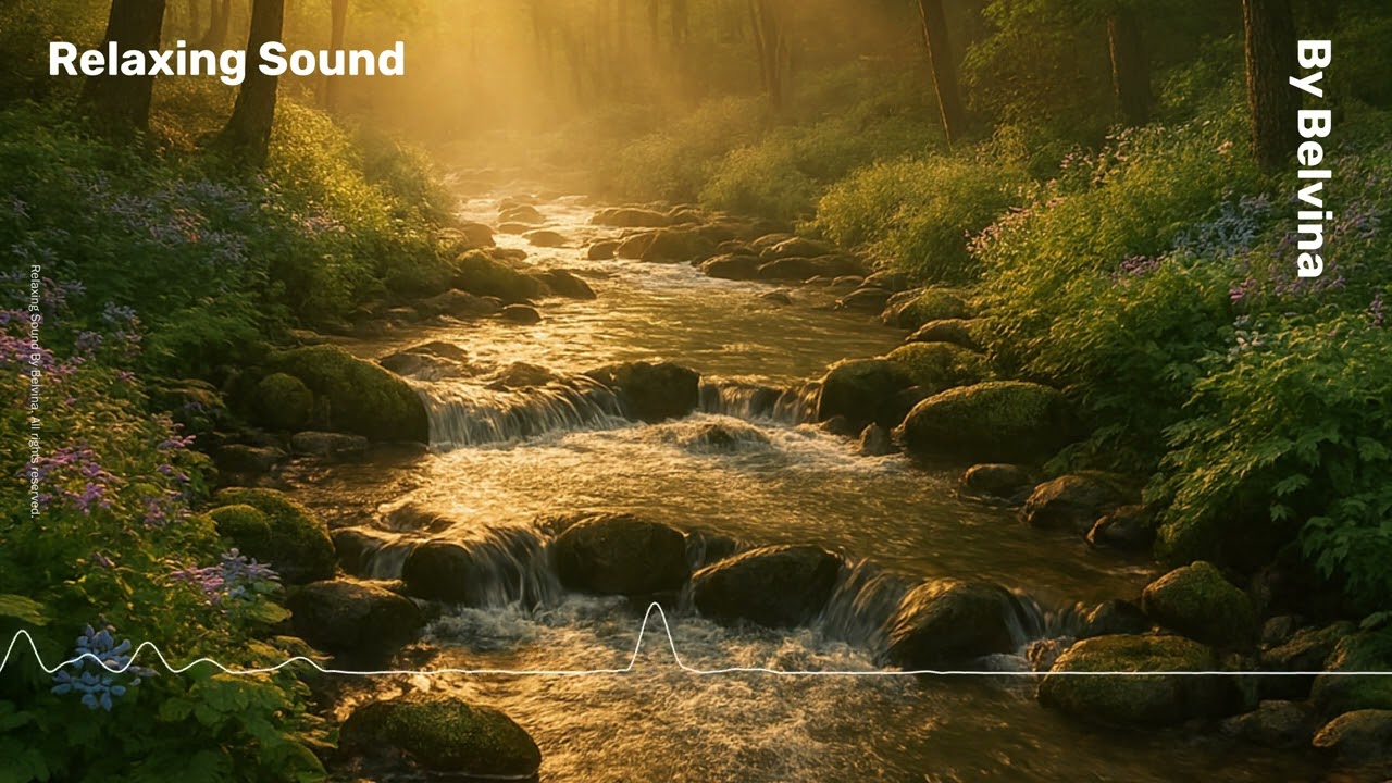 Morning River Glow 🌊✨ | Peaceful Meditation Music in Golden Light 🌅