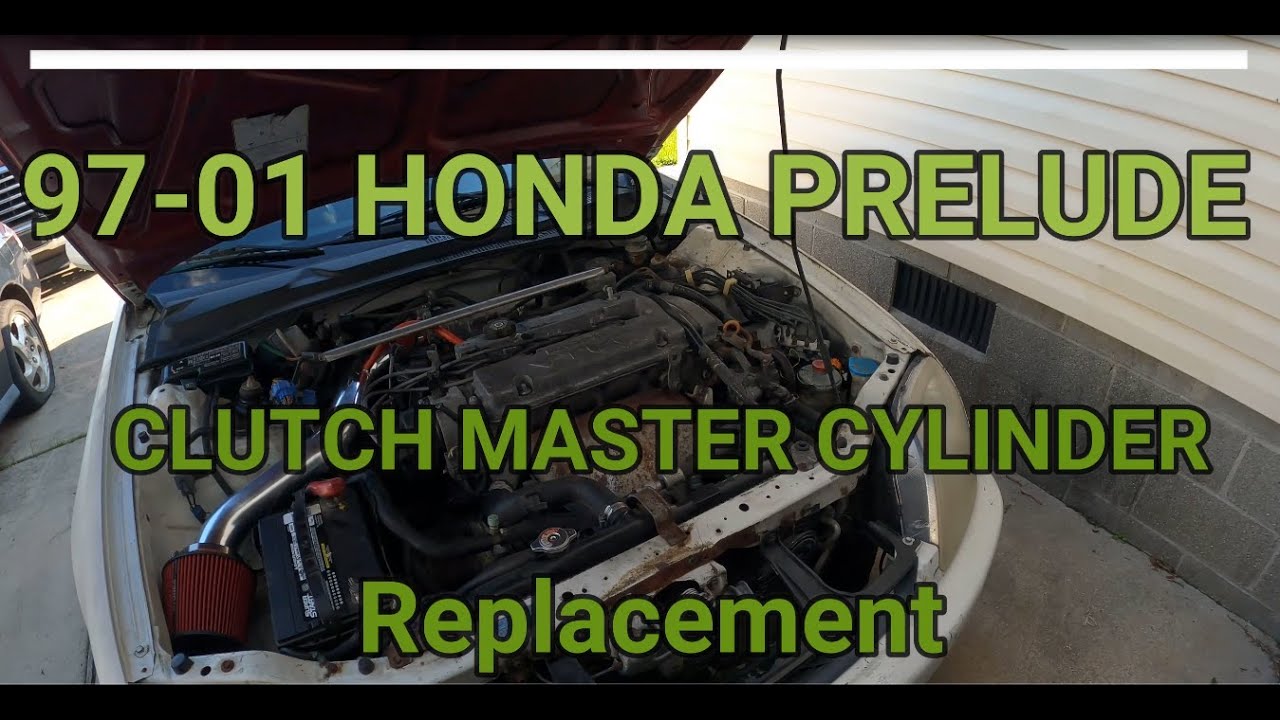 1997 - 2001 Honda Prelude Clutch Master Cylinder Install : Applicable to most MT (Manual) Honda