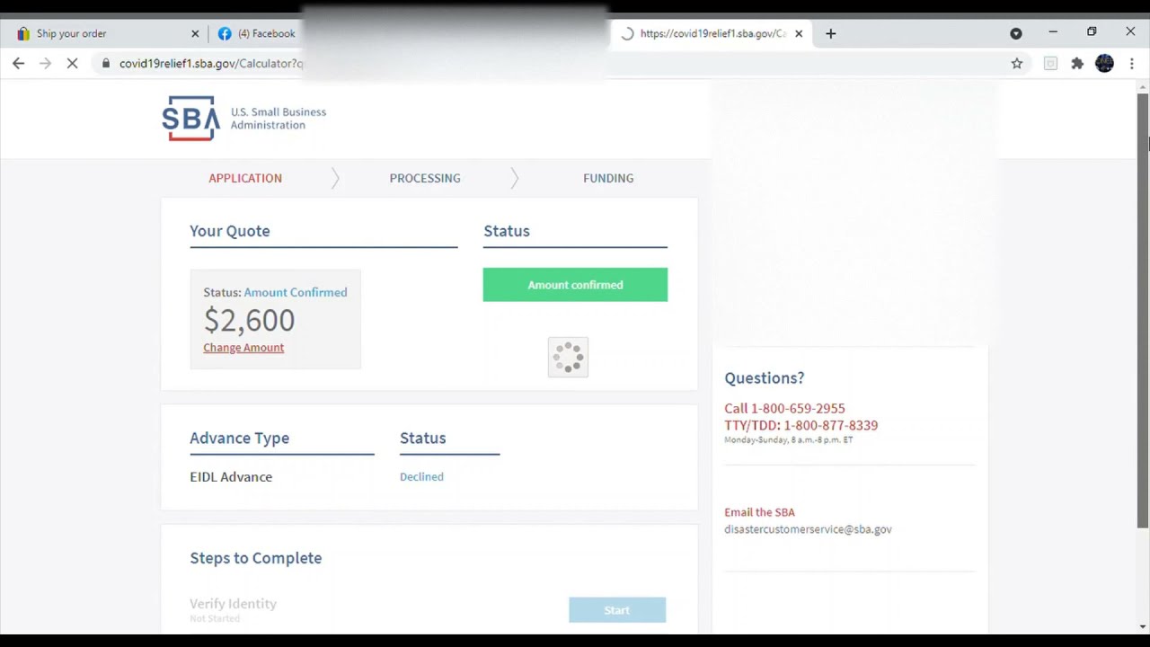 A Look At The EIDL Loan Modification Increase Request