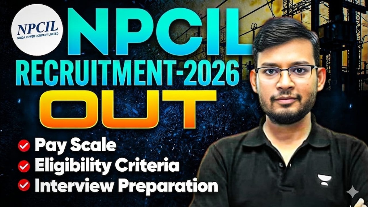 NPCIL Recruitment 2026 Out Now 🚨 | Eligibility, Salary, Interview Prep Full Details