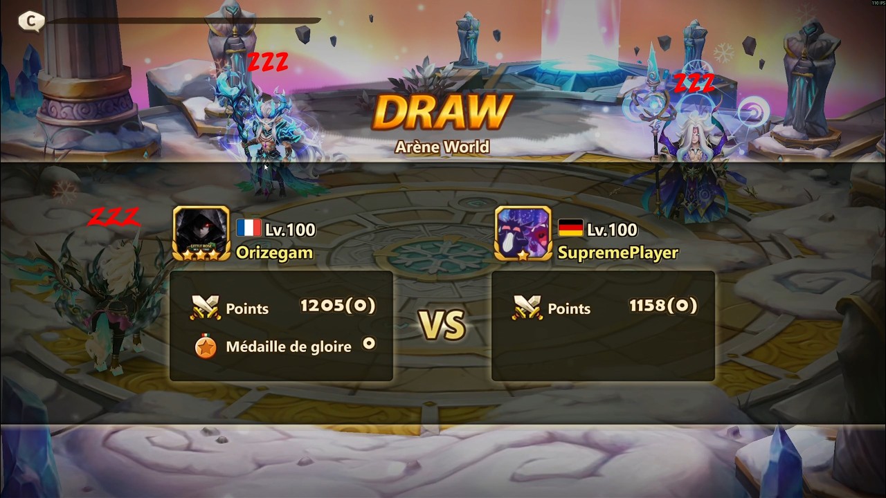 On arrive a draw en RTA  - Summoners War - RTA Punisher