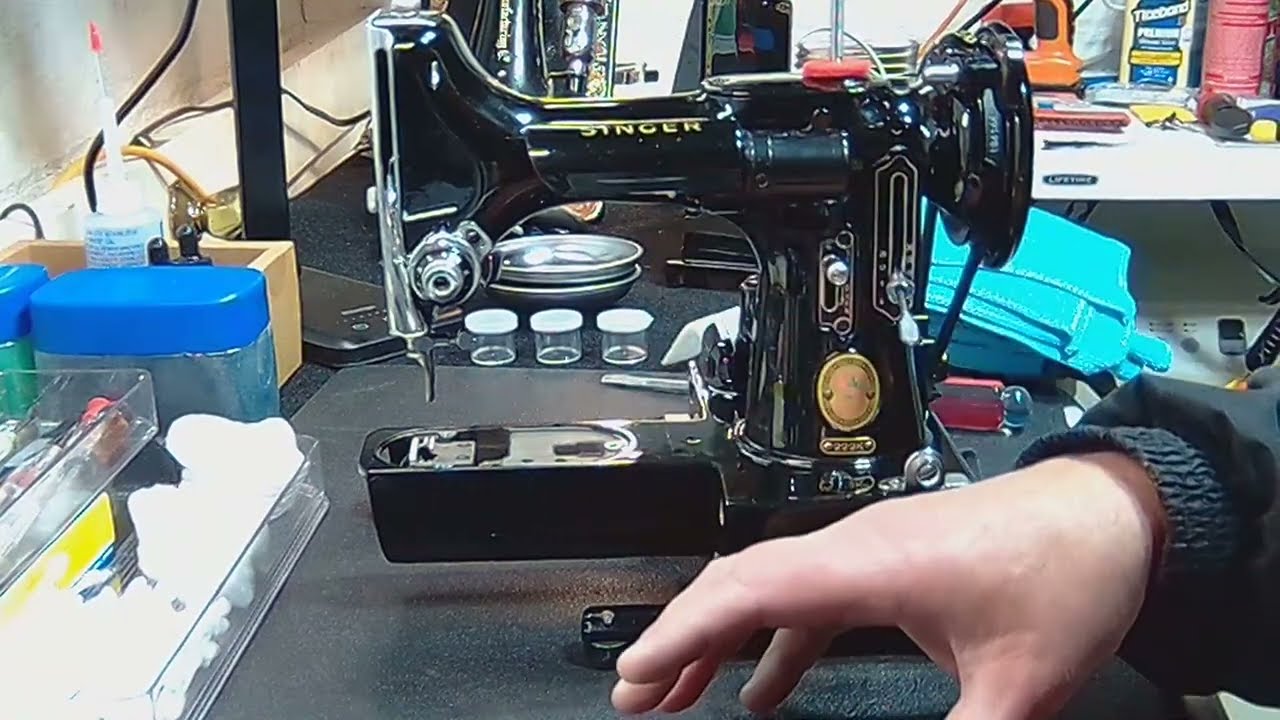 How To SERVICE the Singer Featherweight 222K (Queen of Singers) to return POWER and GRIT!!