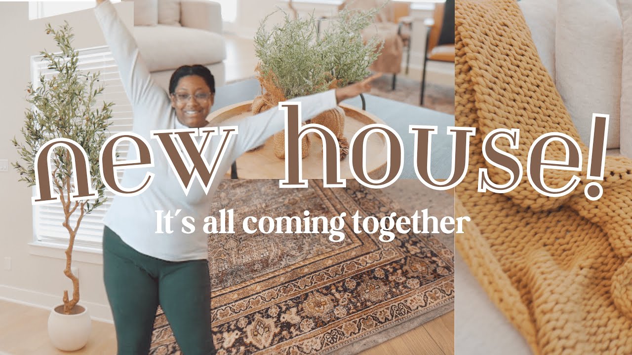 🏡 From Empty House to Cozy Home ✨: New Living Room Decor & 🎄 Christmas Reveal!