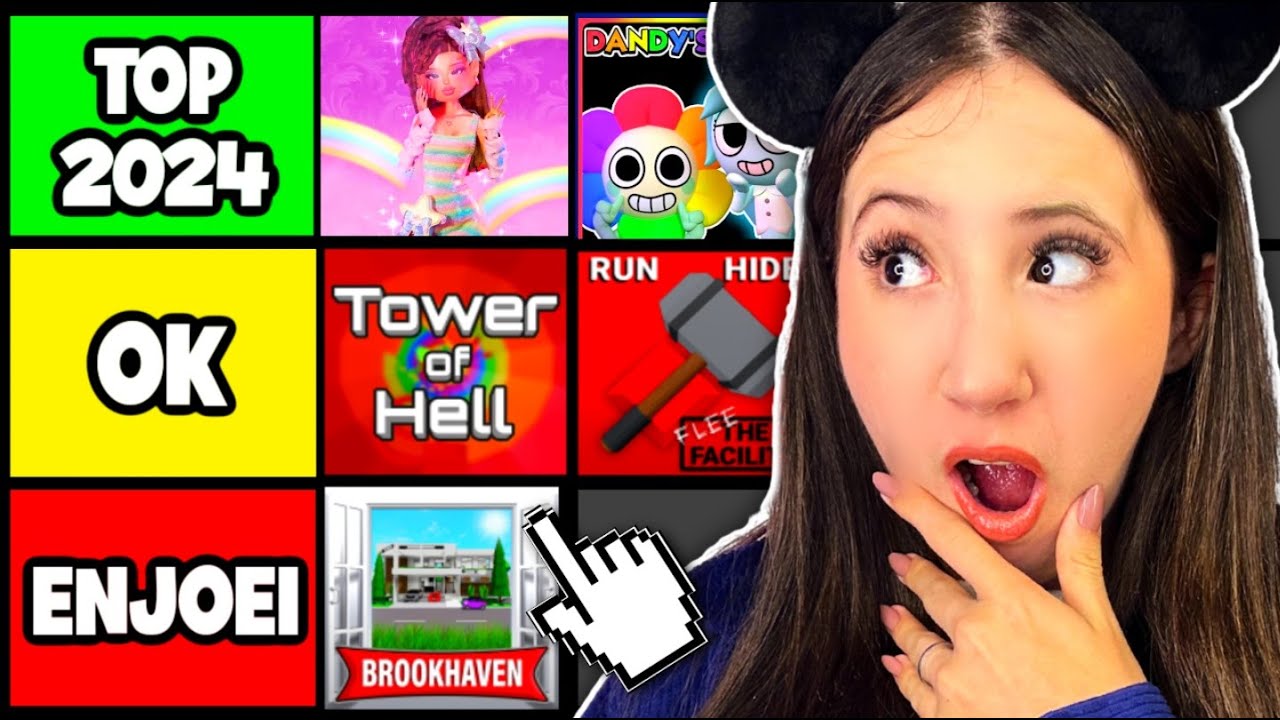 CLASSIFIQUE os JOGOS do ROBLOX de 2024!