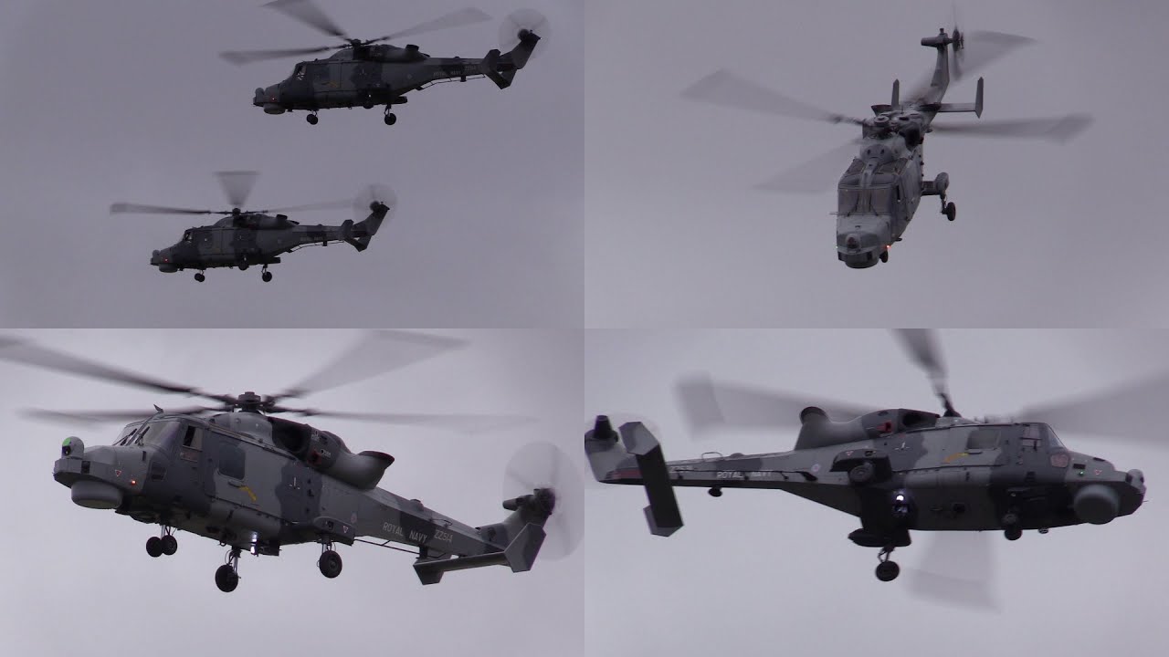 24/07/20 RIAT 2024 | Royal Navy Black Cats Display Team Wildcat HMA.2 Flying Display at Day 2