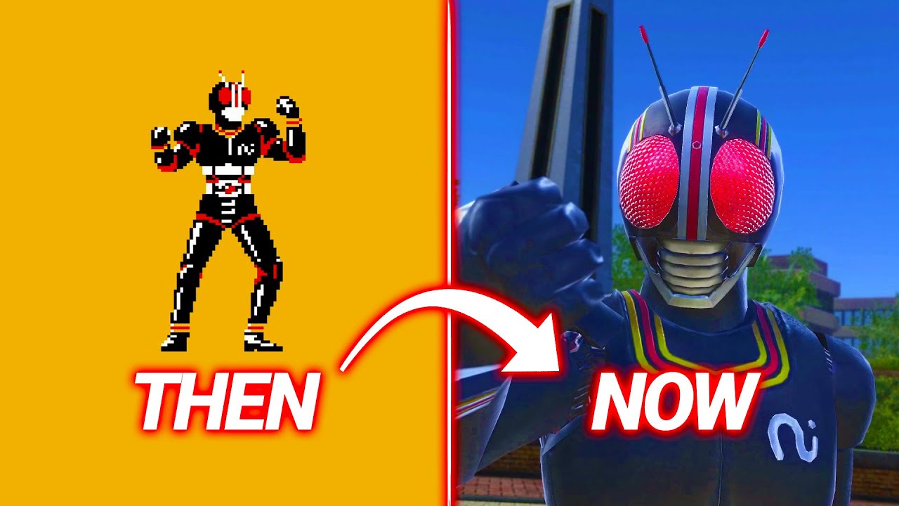 The Evolution of KAMEN RIDER BLACK in Video Games (1988-2025) #kamenrider