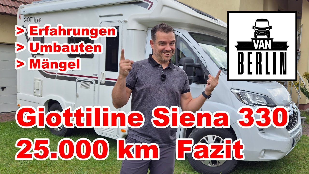 🔥 HOT oder SCHROTT 🗑️? | 25.000 km Fazit | Giottiline Siena 330 | meine Umbauten, Erfahrungen Mängel