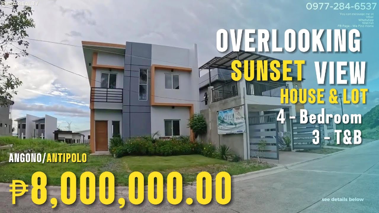 Overlooking House and Lot in Angono/Antipolo |Eastborough Place - Solana