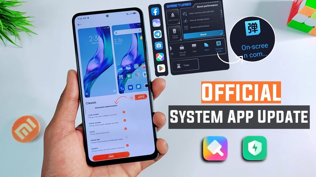 Officially MIUI System App Update With Some New Features And New Layout