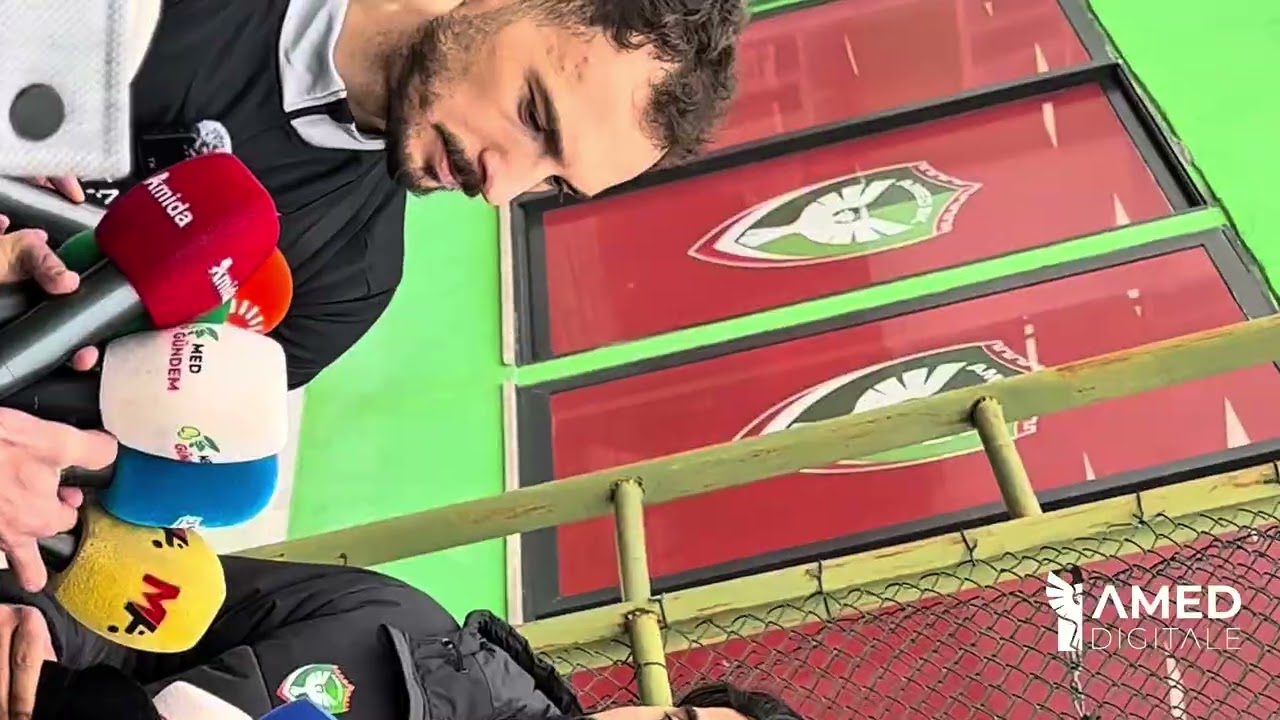 Futbolcumuz Florent Hasani’den taraftara mesaj  #amed #amedspor #diyarbakır #lider 