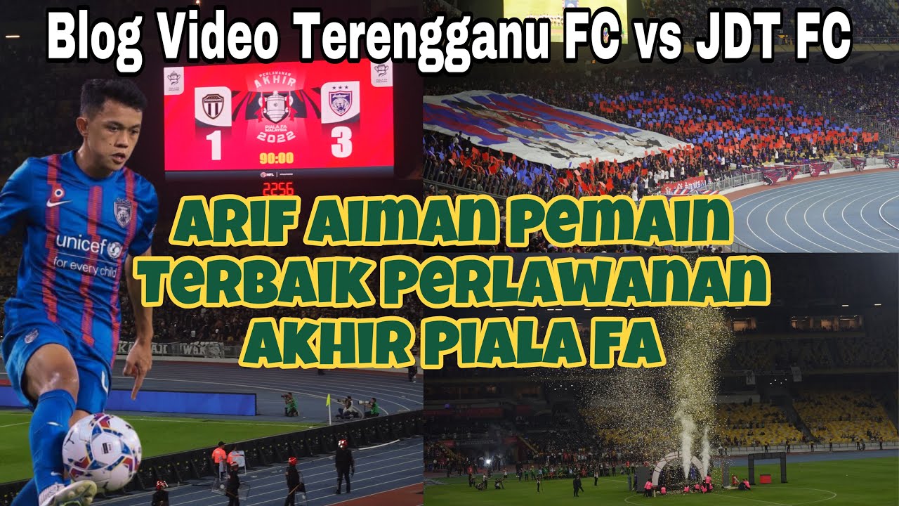 JDT JUARA PIALA FA MALAYSIA! Blog Video Hari Perlawanan Di Stadium Bukit Jalil. Terengganu vs JDT.