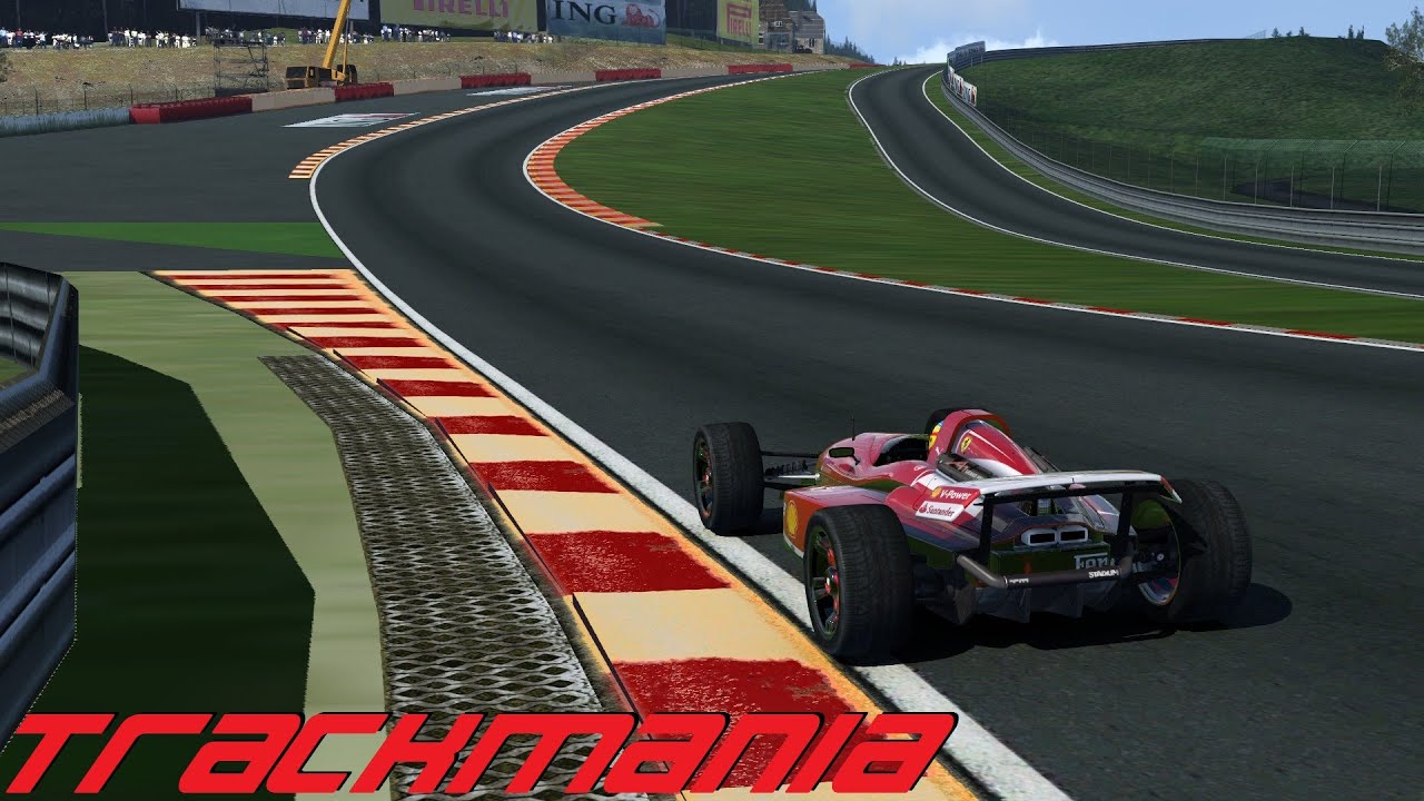Trackmania 2: Stadium - F1 mod - Belgium 1 dedi