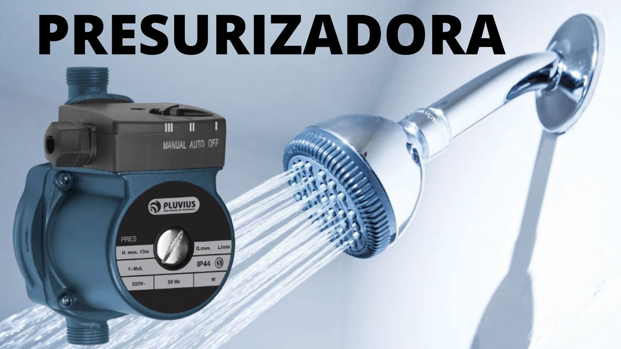 Bomba presurizadora. No mezcla bien el agua fria y caliente en la ducha.