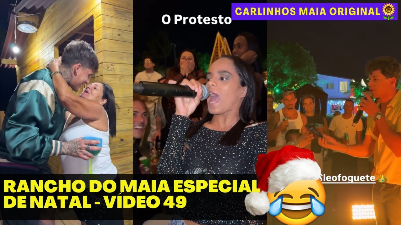 LEO FOGUETE NO RANCHO DO MAIA | ELE PEGOU A VÉIA E A PRIMA DE CARLINHOS MAIA 😂😂 | CARLINHOS MAIA 🌻