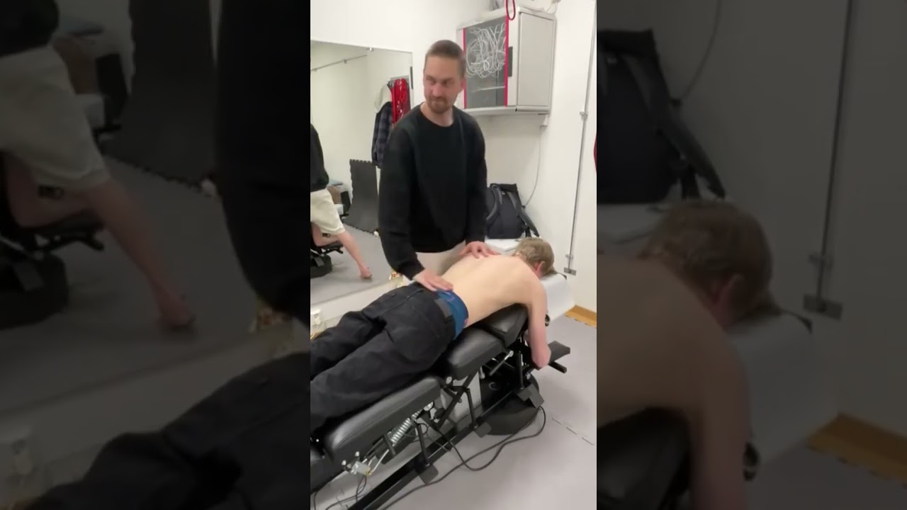 Thoracic adjustment #chiropractor #kiropraktor #naprapat #crackaddicts #brainbased #crane