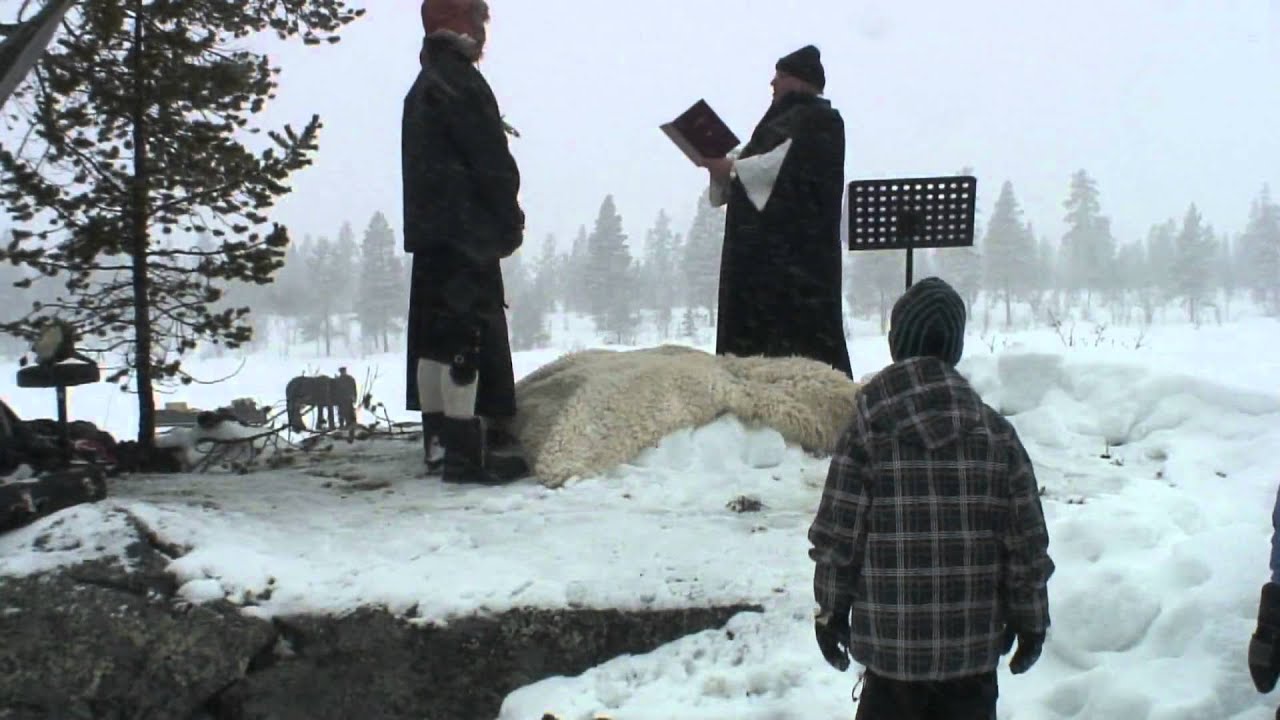 Villmarksbryllup ved Bergtjønna i Femundsmarka